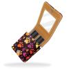 YTYVAGT Lipstick Case,Leather Lip Gloss Lipstick Organizer with Mirror,Mini Lipstick Holder Bag,Bones and Paw Print view 2