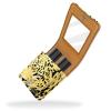 YTYVAGT Lipstick Case,Leather Lip Gloss Lipstick Organizer with Mirror,Mini Lipstick Holder Bag,Abstract Leopard Print view 2