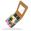YTYVAGT Makeup Organizer,Makeup Lipstick Case for Outside Mini Bag Travel Cosmetic Pouch,Tropical Leaves Flamingo Flowers view 2
