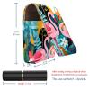 YTYVAGT Makeup Organizer,Makeup Lipstick Case for Outside Mini Bag Travel Cosmetic Pouch,Tropical Leaves Flamingo Flowers view 3