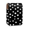 YTYVAGT Lipstick Case,Portable Makeup Bag Cosmetic Pouch,Lipstick Holder Makeup Organizer,Black White Dots view 1