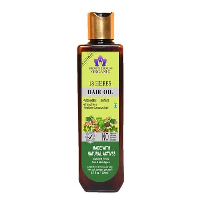 Blessfull Healing Luxury 10 Herbs Hair Oil - 300Ml