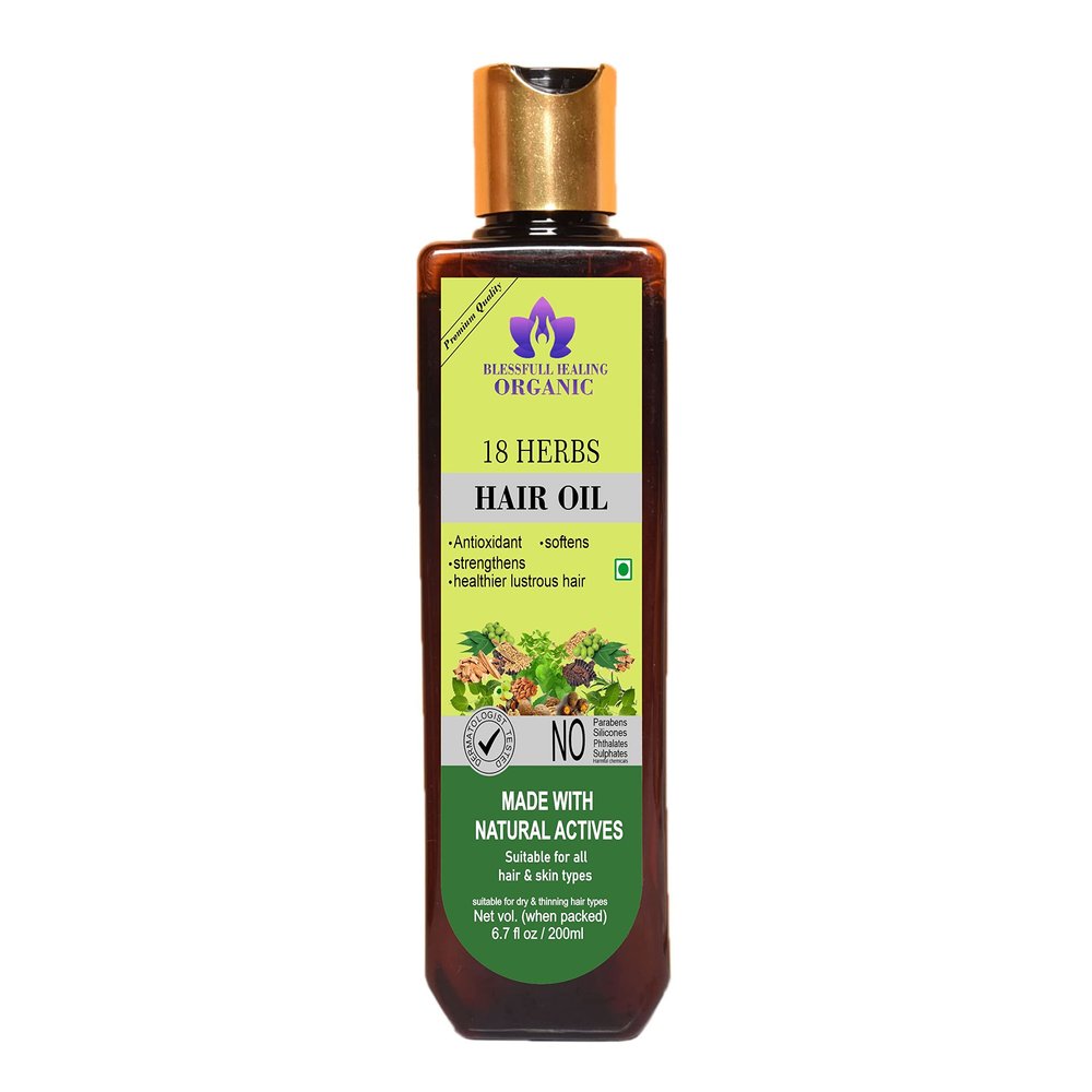 Blessfull Healing Luxury 10 Herbs Hair Oil - 300Ml