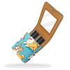 YTYVAGT Travel Lipstick Organizer Case,Lipstick Case Portable Makeup Bag With Mirror,Cartoon Animal Dog view 2
