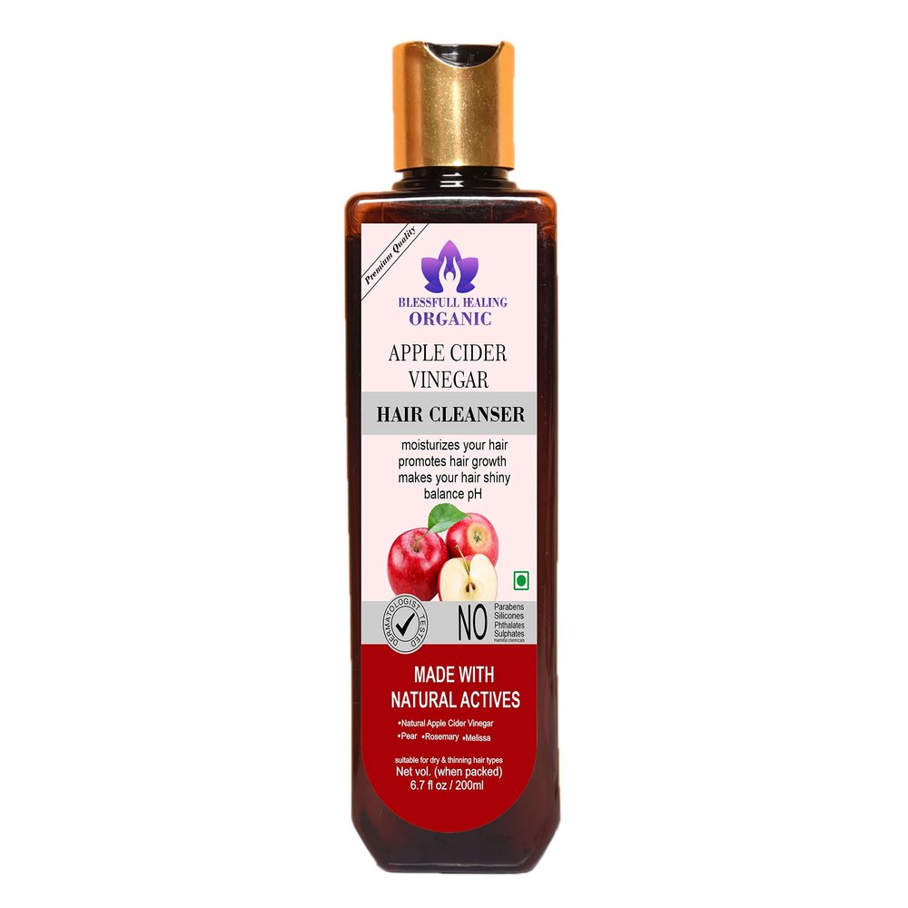 Blessfull Healing Luxury Apple Cider Vinegar Hair Cleanser | Shampoo 200 ML