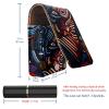 YTYVAGT Lipstick Case,Leather Lip Gloss Lipstick Organizer with Mirror,Mini Lipstick Holder Bag,Artist Print Graffiti view 3