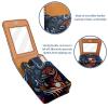 YTYVAGT Lipstick Case,Leather Lip Gloss Lipstick Organizer with Mirror,Mini Lipstick Holder Bag,Artist Print Graffiti view 4