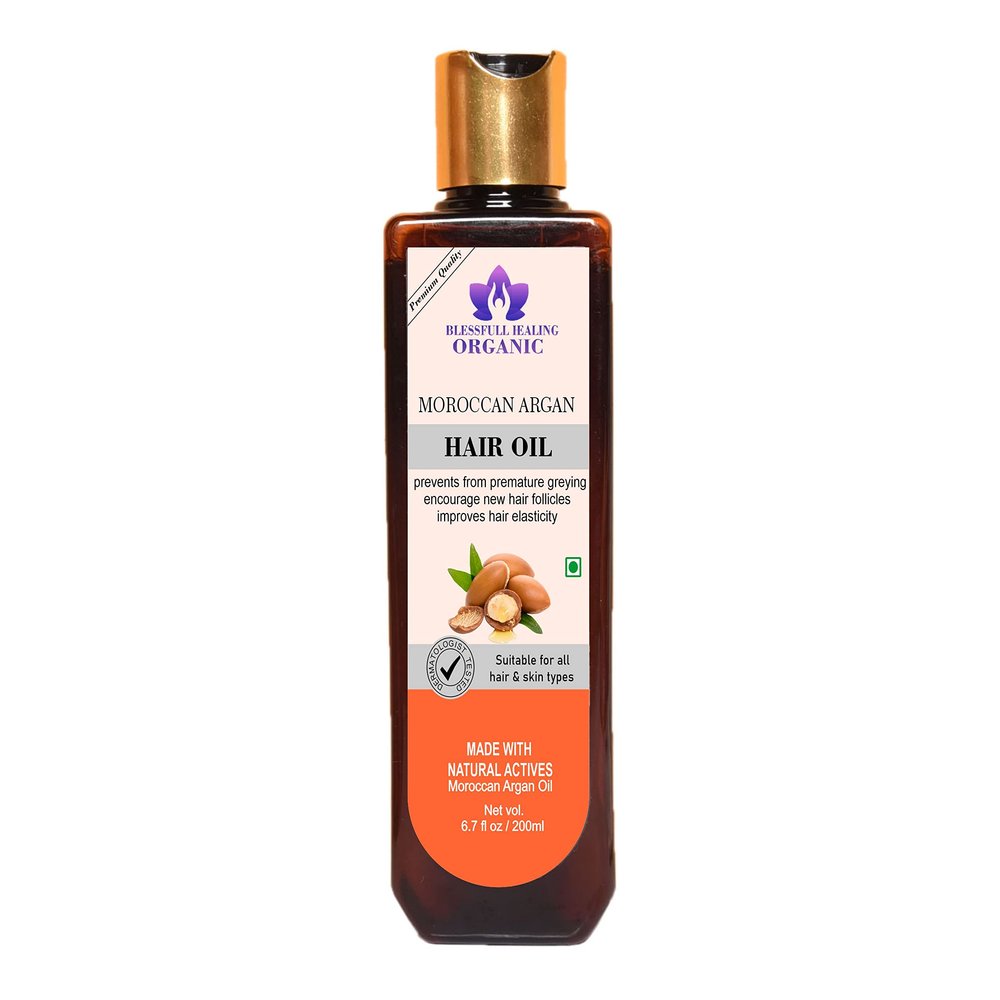 Blessfull Healing Luxury Moroccan Argan Hair Oil - 200Ml