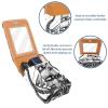 YTYVAGT Lipstick Case,Leather Lip Gloss Lipstick Organizer with Mirror,Mini Lipstick Holder Bag,Devilfish Pirate Sailboat view 4