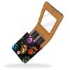 YTYVAGT Lipstick Case,Leather Lip Gloss Lipstick Organizer with Mirror,Mini Lipstick Holder Bag,Dog Cat Foot Print view 2