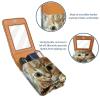 YTYVAGT Lipstick Case,Leather Lip Gloss Lipstick Organizer with Mirror,Mini Lipstick Holder Bag,Cute Pet Cat view 4