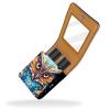 YTYVAGT Lipstick Case,Leather Lip Gloss Lipstick Organizer with Mirror,Mini Lipstick Holder Bag,Ethnic Print Color Owl view 2