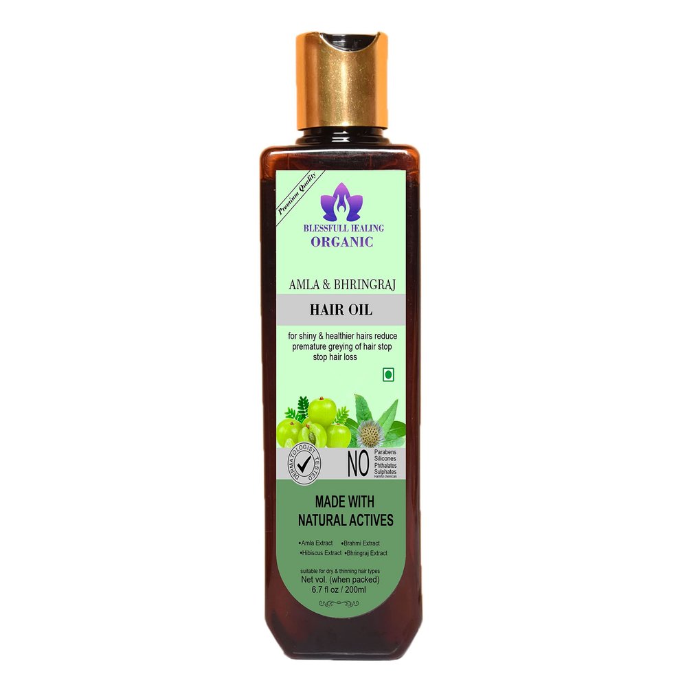 Blessfull Healing Luxury Amla & Bhringraj Hair Oil - 300Ml