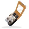 YTYVAGT Travel Lipstick Organizer Case,Lipstick Case Portable Makeup Bag With Mirror,Animal Portrait Red Fox view 2