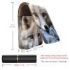 YTYVAGT Travel Lipstick Organizer Case,Lipstick Case Portable Makeup Bag With Mirror,Animal Portrait Red Fox view 3