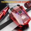 Cyberpunk Mini Electric Shaver, Portable Electric Razor for Men, Smart Display, IPX7 Waterproof, Wet & Dry Shaving, Rechargeable Cordless Rotary Shaver for Home, Office, Car, Gifts view 2