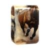 YTYVAGT Lipstick Case,Portable Makeup Bag Cosmetic Pouch,Lipstick Holder Makeup Organizer,Running Horse Prairie Animal view 1