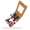 YTYVAGT Lipstick Case,Portable Makeup Bag Cosmetic Pouch,Lipstick Holder Makeup Organizer,Butterfly Illustration Abstract Modern view 2