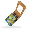 YTYVAGT Lipstick Case,Portable Makeup Bag Cosmetic Pouch,Lipstick Holder Makeup Organizer,Feather Texture Peacock view 2