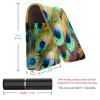 YTYVAGT Lipstick Case,Portable Makeup Bag Cosmetic Pouch,Lipstick Holder Makeup Organizer,Feather Texture Peacock view 3