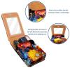 YTYVAGT Lipstick Case,Leather Lip Gloss Lipstick Organizer with Mirror,Mini Lipstick Holder Bag,Art Style Flower Colorful view 4