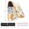 YTYVAGT Lipstick Case,Leather Lip Gloss Lipstick Organizer with Mirror,Mini Lipstick Holder Bag,Watercolor Flower Leaves Tropical view 3