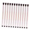 Mikinona 20pcs Double-ended Eyeshadow Brush for Makeup Blending and Application Soft Bristles for Eye Shadow and Nose Shadow Versatile Cosmetic Brush Rose Gold view 1