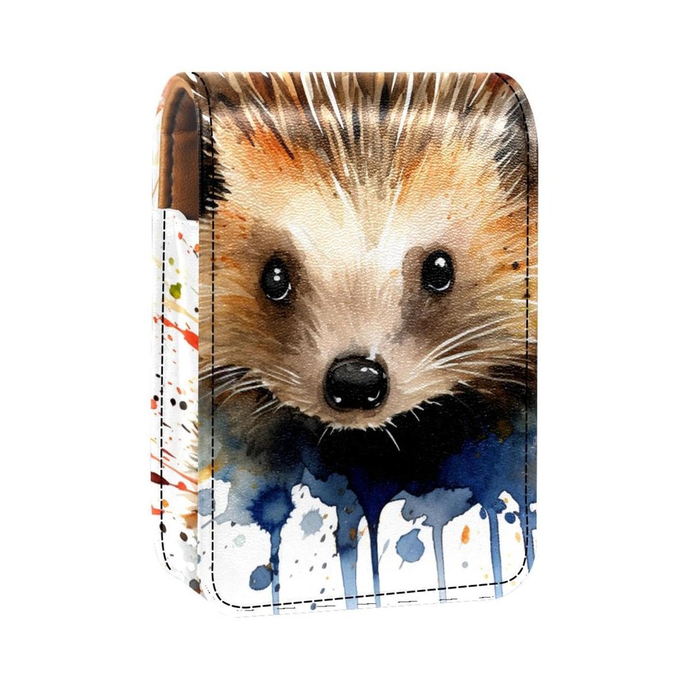 YTYVAGT Lipstick Case,Portable Makeup Bag Cosmetic Pouch,Lipstick Holder Makeup Organizer,Cute Animal Hand Drawn