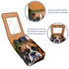 YTYVAGT Makeup Organizer,Makeup Lipstick Case for Outside Mini Bag Travel Cosmetic Pouch,Boxer Dog on the Grass view 4