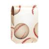 YTYVAGT Lipstick Case,Leather Lip Gloss Lipstick Organizer with Mirror,Mini Lipstick Holder Bag,Baseball Lines Texture view 1