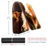 YTYVAGT Lipstick Case,Portable Makeup Bag Cosmetic Pouch,Lipstick Holder Makeup Organizer,Farm Brown Cow view 3