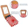 YTYVAGT Lipstick Case,Portable Makeup Bag Cosmetic Pouch,Lipstick Holder Makeup Organizer,Abstract Optical Illusion view 4
