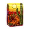 YTYVAGT Lipstick Case,Leather Lip Gloss Lipstick Organizer with Mirror,Mini Lipstick Holder Bag,Welcome Green Desert Cactus view 1