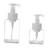 Amosfun 2pcs Refillable Foaming Pump Bottle for Cosmetic Transparent Bubble Maker for Hand Soap Shampoo Lotion Travel Containers for Women view 1
