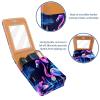 YTYVAGT Lipstick Case,Portable Makeup Bag Cosmetic Pouch,Lipstick Holder Makeup Organizer,Tropical Plant Flowers Flamingo view 4
