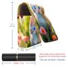 YTYVAGT Travel Lipstick Organizer Case,Lipstick Case Portable Makeup Bag With Mirror,Cute Kitten Flower Grass view 3