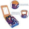 YTYVAGT Lipstick Case,Leather Lip Gloss Lipstick Organizer with Mirror,Mini Lipstick Holder Bag,Universe Plant Cartoon Travel view 4