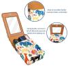 YTYVAGT Lipstick Case,Leather Lip Gloss Lipstick Organizer with Mirror,Mini Lipstick Holder Bag,Animals Different Patterns Cute view 4