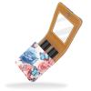 YTYVAGT Lipstick Case,Leather Lip Gloss Lipstick Organizer with Mirror,Mini Lipstick Holder Bag,Flowering Flowers and Butterflies view 2