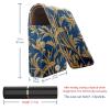 YTYVAGT Lipstick Case,Leather Lip Gloss Lipstick Organizer with Mirror,Mini Lipstick Holder Bag,Tropical Painting Leaves Floral view 3