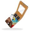 YTYVAGT Travel Lipstick Organizer Case,Lipstick Case Portable Makeup Bag With Mirror,American Flag White Headed Eagle view 2