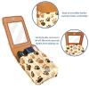 YTYVAGT Lipstick Case,Portable Makeup Bag Cosmetic Pouch,Lipstick Holder Makeup Organizer,Cute Animal Dog Paw Pattern view 4