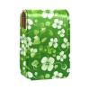 YTYVAGT Lipstick Case,Leather Lip Gloss Lipstick Organizer with Mirror,Mini Lipstick Holder Bag,Floral Green Leaf view 1