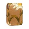 YTYVAGT Travel Lipstick Organizer Case,Lipstick Case Portable Makeup Bag With Mirror,Flower Leaves Daisy view 1