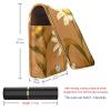YTYVAGT Travel Lipstick Organizer Case,Lipstick Case Portable Makeup Bag With Mirror,Flower Leaves Daisy view 3