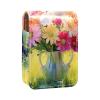 YTYVAGT Travel Lipstick Organizer Case,Lipstick Case Portable Makeup Bag With Mirror,Colorful Daisies in Spring Meadow view 1