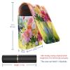 YTYVAGT Travel Lipstick Organizer Case,Lipstick Case Portable Makeup Bag With Mirror,Colorful Daisies in Spring Meadow view 3