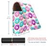 YTYVAGT Lipstick Case,Portable Makeup Bag Cosmetic Pouch,Lipstick Holder Makeup Organizer,Dessert Colorful Donut Sweets view 3