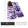 YTYVAGT Lipstick Case,Portable Makeup Bag Cosmetic Pouch,Lipstick Holder Makeup Organizer,Sea Wave Texture Background Anchor view 3