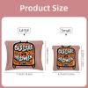 ZHANGYWFS 2 PCS Cosmetic Shrapnel Bag Waterproof Makeup Toiletry Bags Pocket Vegan Leather Square Little Organizer Unique Kids Medicine Simple Handbags Preppy Valentines Cation Halloween view 2